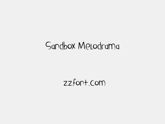Sandbox Melodrama