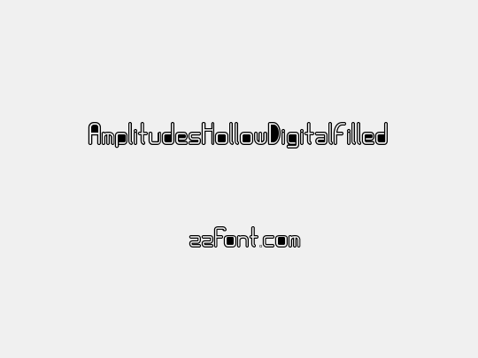 AmplitudesHollowDigitalFilled