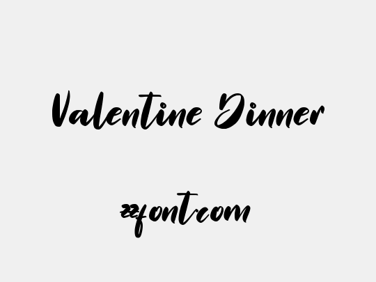 Valentine Dinner