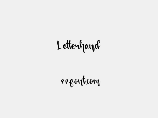 Letterhand
