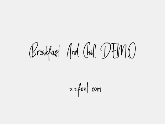 Breakfast And Chill DEMO