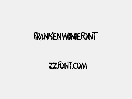 frankenwiniefont