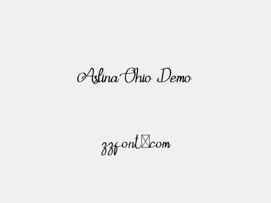 Aslina Ohio Demo