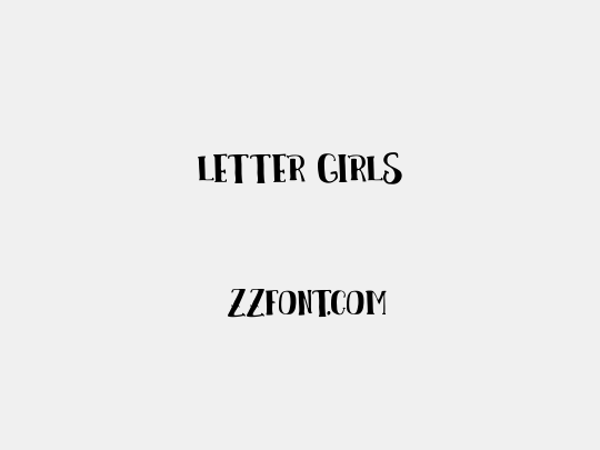 LETTER GIRLS