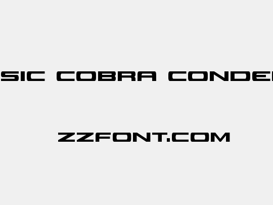 Classic Cobra Condensed