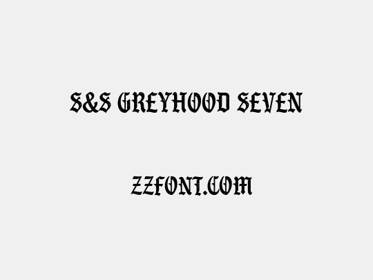 S&S GreyHood Seven