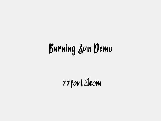Burning Sun Demo