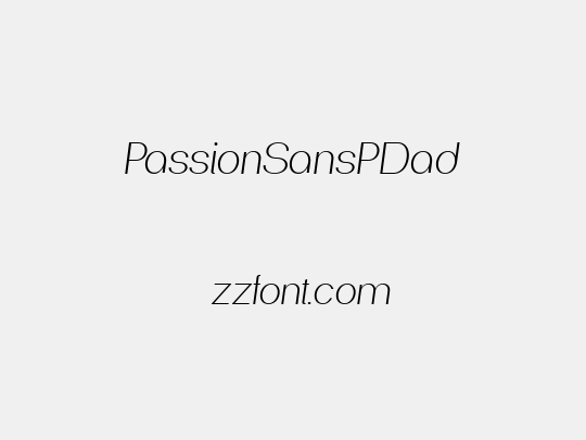 PassionSansPDad