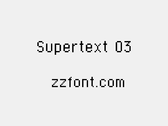 Supertext 03