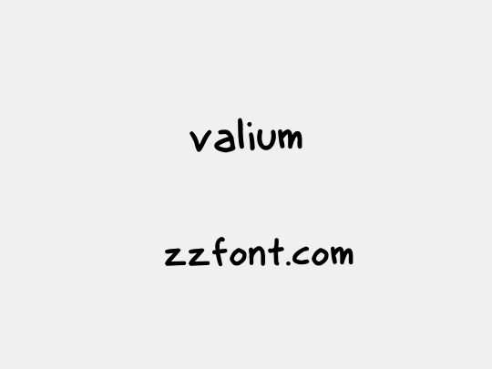 valium