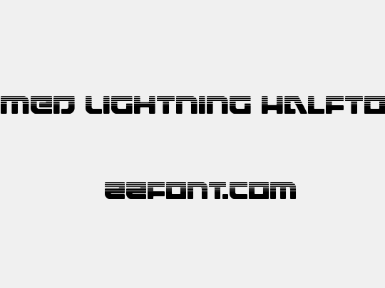 Armed Lightning Halftone