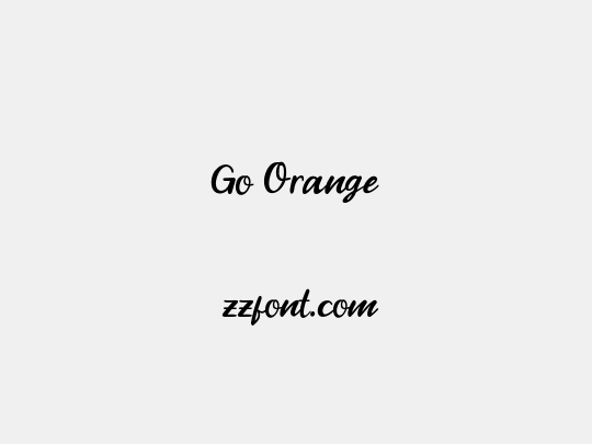 Go Orange