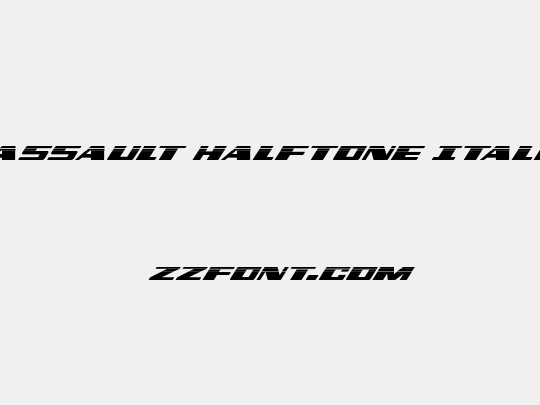 Dassault Halftone Italic