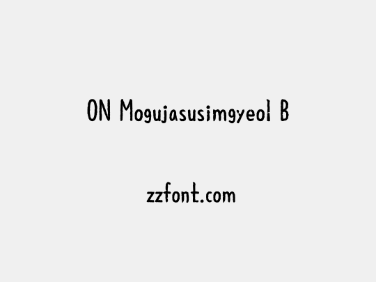 ON Mogujasusimgyeol B