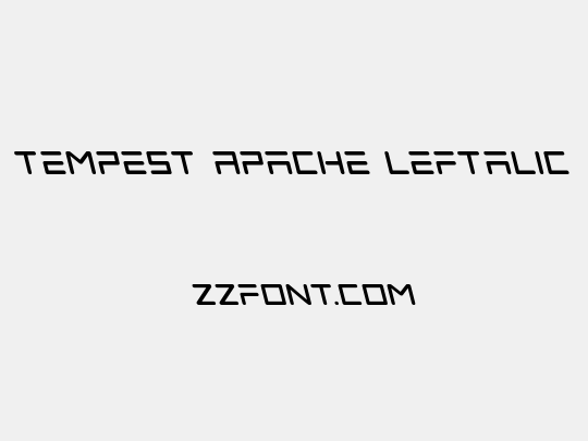 Tempest Apache Leftalic