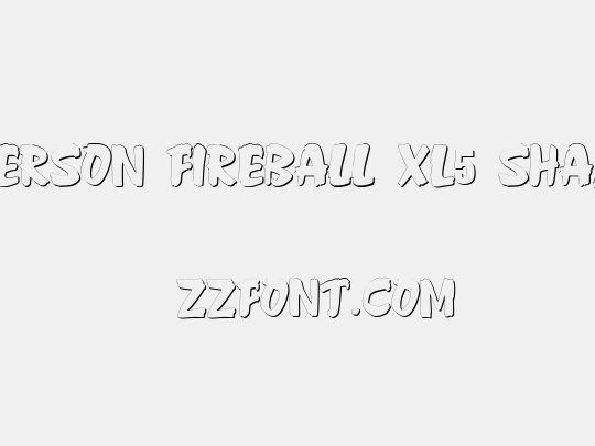Anderson Fireball XL5 Shadow