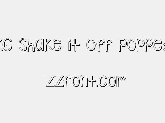 KG Shake it Off Popped