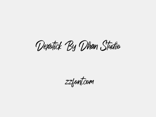Dexotick By Dhan Studio