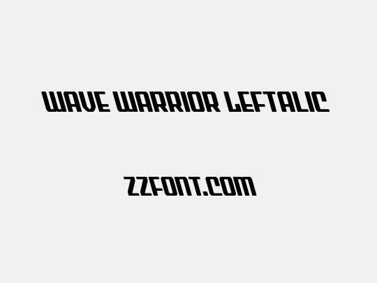 Wave Warrior Leftalic