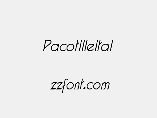 Pacotilleital
