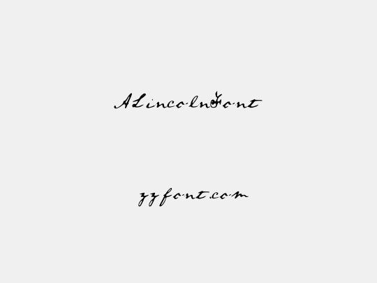ALincolnFont