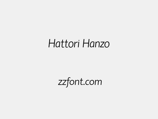 Hattori Hanzo