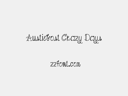 Austiebost Crazy Days