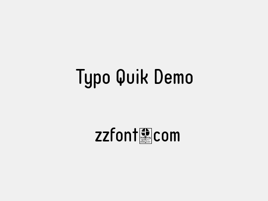 Typo Quik Demo