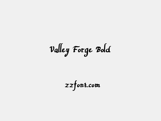 Valley Forge Bold
