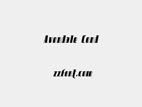 Avondale Cond