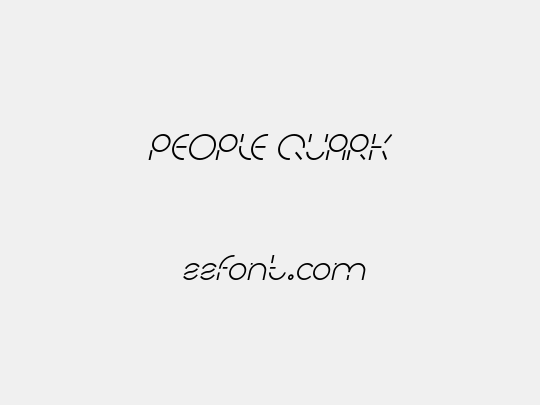 PEOPLE QUARK