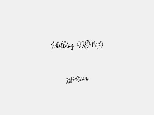 Chillday DEMO