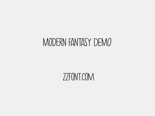 Modern Fantasy DEMO