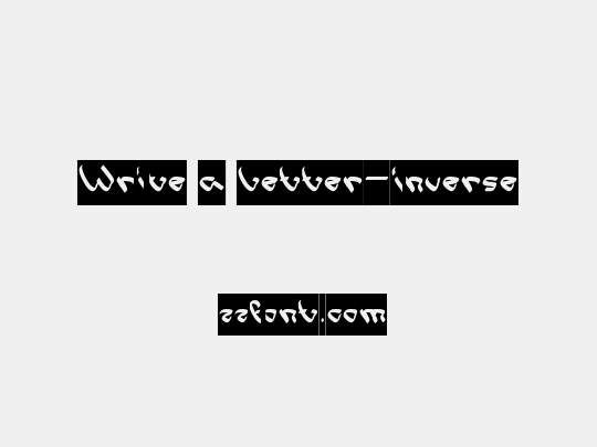 Write a Letter-inverse