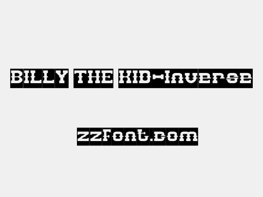 BILLY THE KID-Inverse