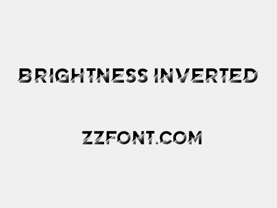 Brightness Inverted