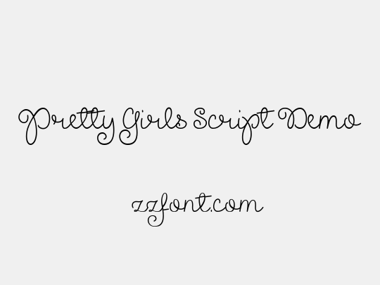 Pretty Girls Script Demo