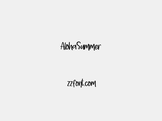 AlohaSummer