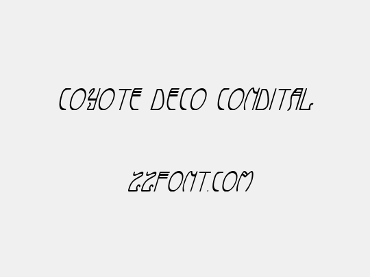 Coyote Deco CondItal