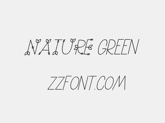 NATURE green