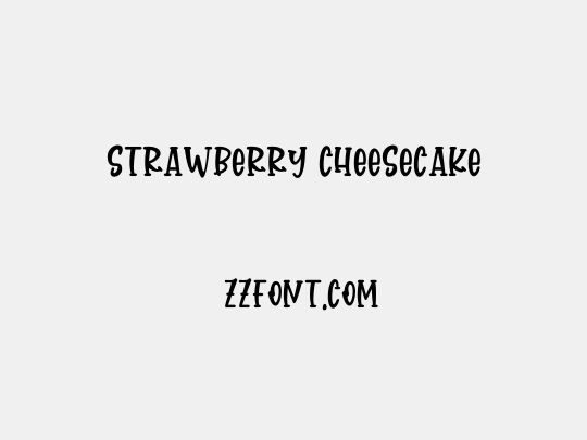 strawberry cheesecake