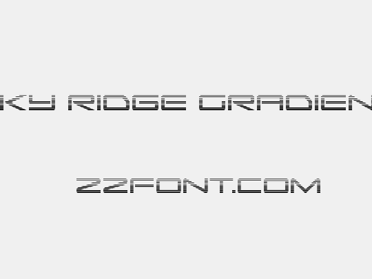 Sky Ridge Gradient