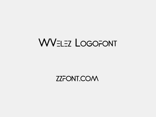 WVelez Logofont