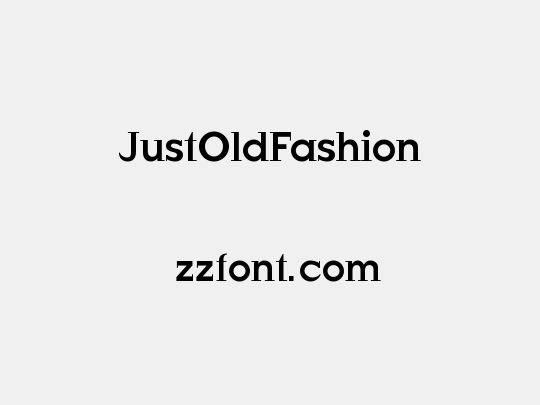 JustOldFashion