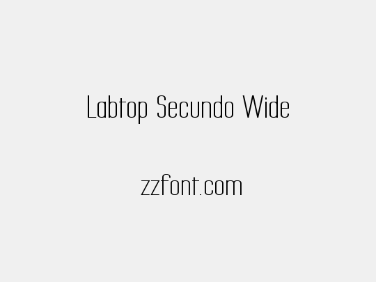 Labtop Secundo Wide