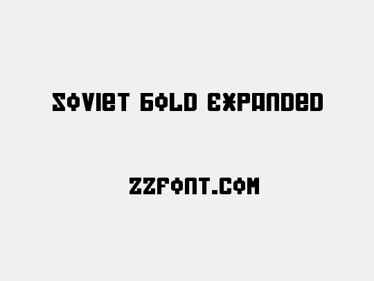 Soviet Bold Expanded