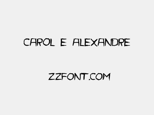 Carol e Alexandre