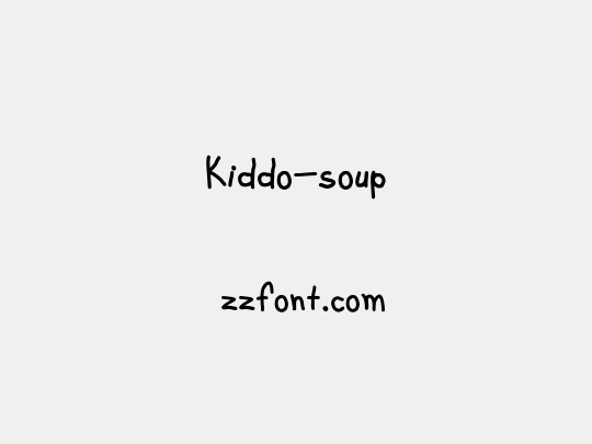 Kiddo-soup