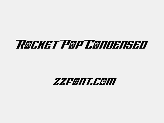 Rocket Pop Condensed