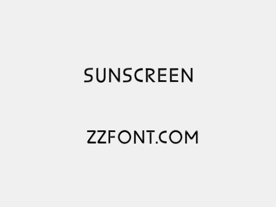 Sunscreen
